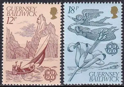 GUERNSEY 1981 Mi-Nr. 223/24 ** MNH - CEPT