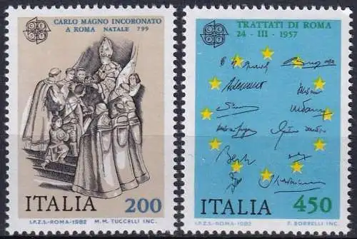 ITALIEN 1982 Mi-Nr. 1798/99 ** MNH - CEPT