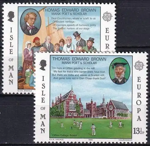 ISLE OF MAN 1980 Mi-Nr. 164/65 ** MNH - CEPT