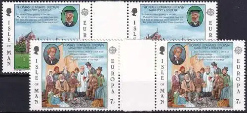 ISLE OF MAN 1980 Mi-Nr. 164/65 Zwischensteg ** MNH - CEPT