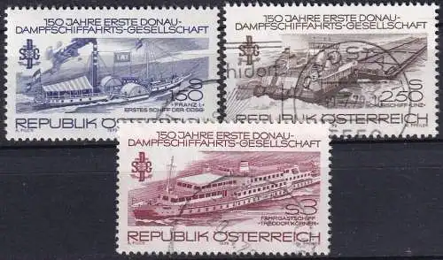 ÖSTERREICH 1979 Mi-Nr. 1601/03 o used - aus Abo