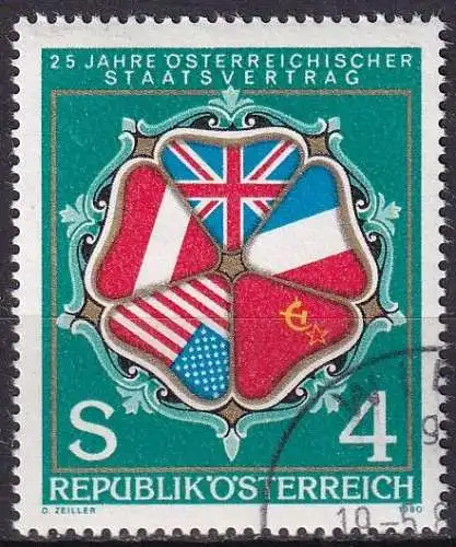 ÖSTERREICH 1980 Mi-Nr. 1641 o used - aus Abo