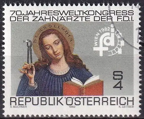 ÖSTERREICH 1982 Mi-Nr. 1721 o used - aus Abo
