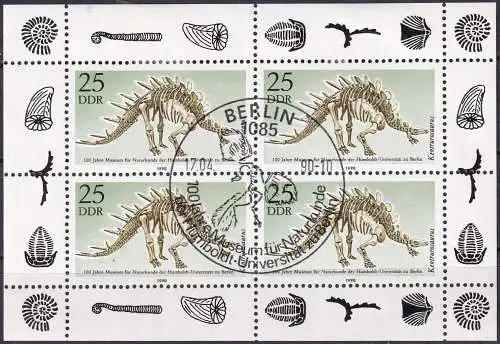 DDR 1990 Mi-Nr. 3325 Kleinbogen o used - aus Abo