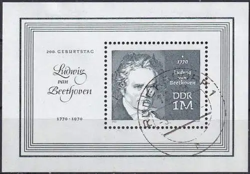 DDR 1970 Mi-Nr. Block 33 o used - aus Abo