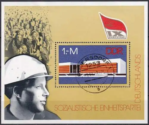 DDR 1976 Mi-Nr. Block 45 o used - aus Abo