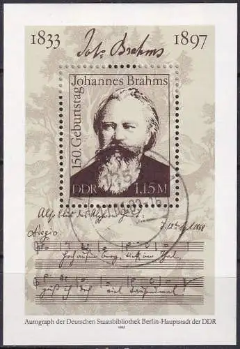 DDR 1983 Mi-Nr. Block 69 o used - aus Abo