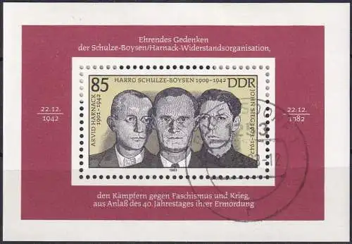 DDR 1983 Mi-Nr. Block 70 o used - aus Abo
