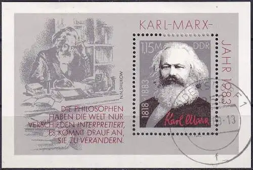 DDR 1983 Mi-Nr. Block 71 o used - aus Abo