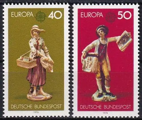 DEUTSCHLAND 1976 Mi-Nr. 890/91 ** MNH - CEPT