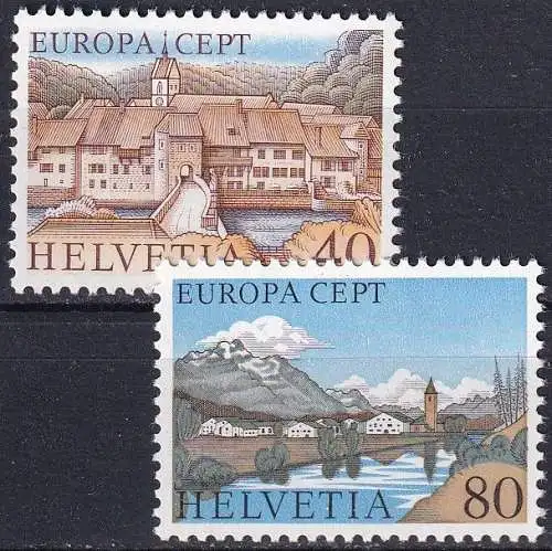 SCHWEIZ 1977 Mi-Nr. 1094/95 ** MNH - CEPT