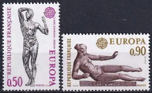 FRANKREICH 1974 Mi-Nr. 1869/70 ** MNH - CEPT