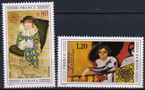 FRANKREICH 1975 Mi-Nr. 1915/16 ** MNH - CEPT