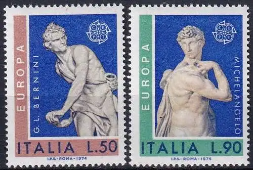 ITALIEN 1974 Mi-Nr. 1440/41 ** MNH - CEPT