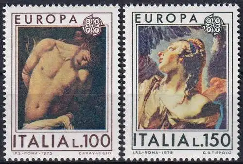 ITALIEN 1975 Mi-Nr. 1489/90 ** MNH - CEPT