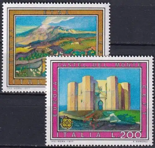 ITALIEN 1977 Mi-Nr. 1567/68 ** MNH - CEPT