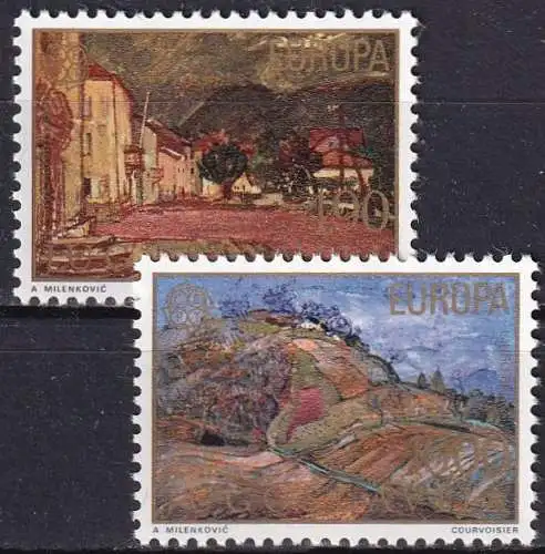 JUGOSLAWIEN 1977 Mi-Nr. 1684/85 ** MNH - CEPT