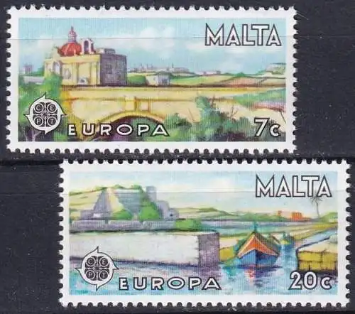 MALTA 1977 Mi-Nr. 554/55 ** MNH - CEPT