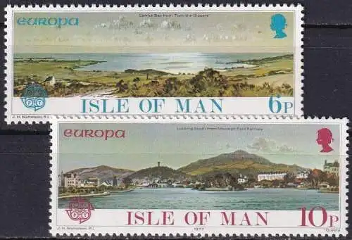 ISLE OF MAN 1977 Mi-Nr. 95/96 ** MNH - CEPT