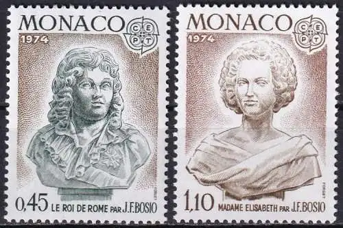 MONACO 1974 Mi-Nr. 1114/15 ** MNH -  CEPT