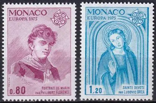 MONACO 1975 Mi-Nr. 1167/68 ** MNH - CEPT