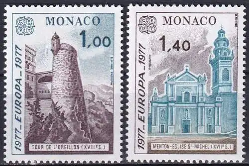 MONACO 1977 Mi-Nr. 1273/74 ** MNH - CEPT