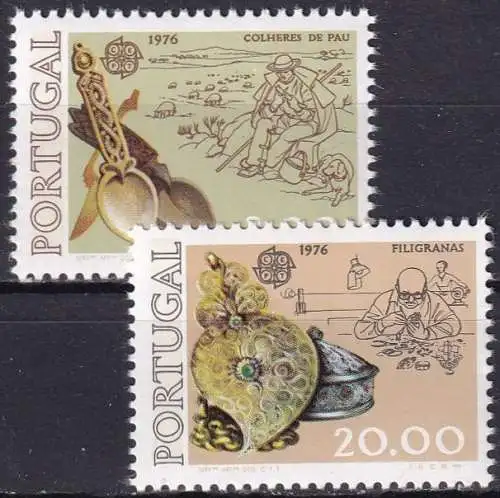 PORTUGAL 1976 Mi-Nr. 1311/12 ** MNH - CEPT