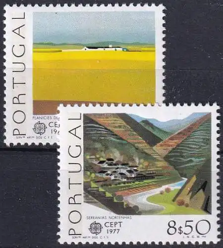 PORTUGAL 1977 Mi-Nr. 1360/61 ** MNH - CEPT