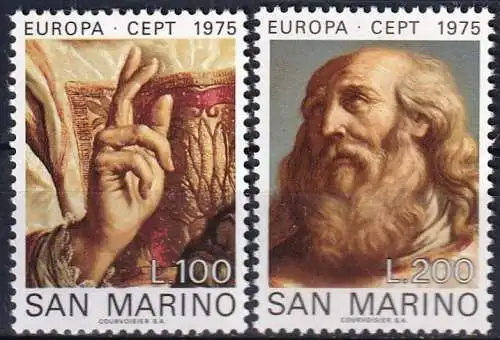 SAN MARINO 1975 Mi-Nr. 1088/89 ** MNH - CEPT