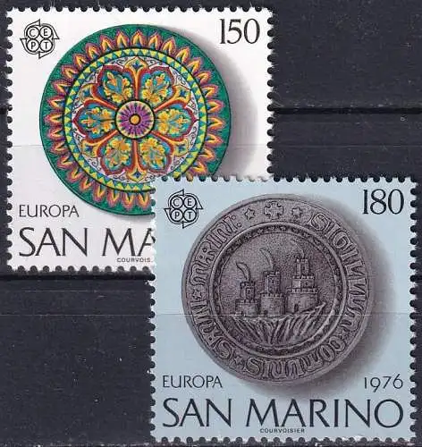 SAN MARINO 1976 Mi-Nr. 1119/20 ** MNH - CEPT
