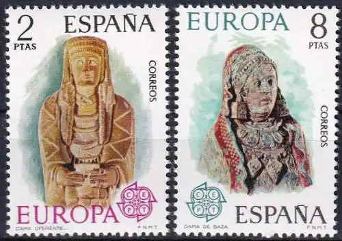 SPANIEN 1974 Mi-Nr. 2072/73 ** MNH -  CEPT