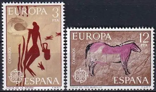 SPANIEN 1975 Mi-Nr. 2151/52 ** MNH - CEPT