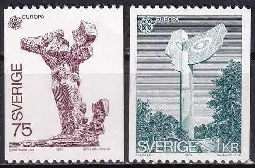SCHWEDEN 1974 Mi-Nr. 852/53 ** MNH - CEPT