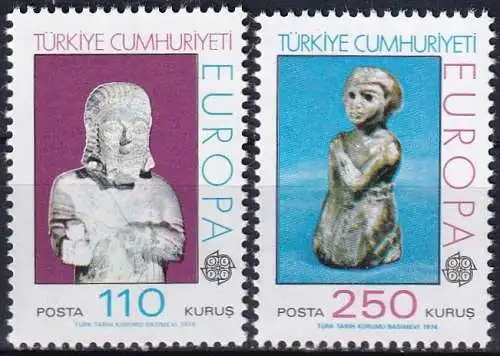 TÜRKEI 1974 Mi-Nr. 2320/21 ** MNH - CEPT