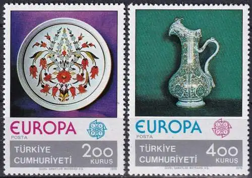 TÜRKEI 1976 Mi-Nr. 2385/86 ** MNH - CEPT