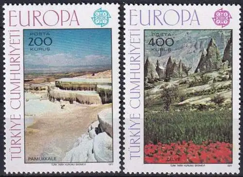 TÜRKEI 1977 Mi-Nr. 2415/16 ** MNH - CEPT