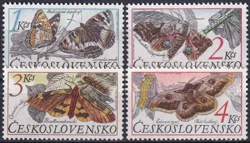 TSCHECHOSLOWAKEI 1987 Mi-Nr. 2902/05 ** MNH