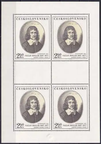 TSCHECHOSLOWAKEI 1977 Mi-Nr. 2415 Kleinbogen ** MNH