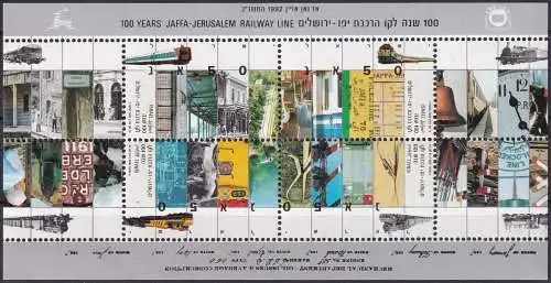 ISRAEL 1992 Mi-Nr. Block 46 ** MNH