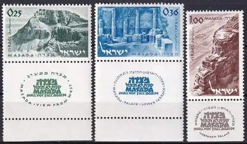 ISRAEL 1965 MI-Nr. 317/19 ** MNH