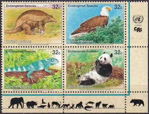 UNO NEW YORK 1995 Mi-Nr. 681/84 ** MNH