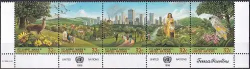 UNO NEW YORK 1996 Mi-Nr. 711/15 ** MNH