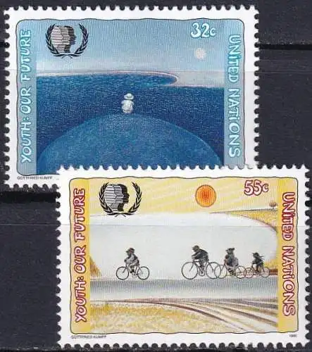 UNO NEW YORK 1995 Mi-Nr. 685/86 ** MNH