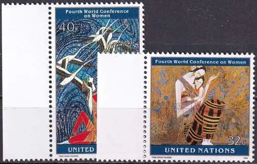 UNO NEW YORK 1995 Mi-Nr. 689/90 ** MNH