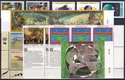 UNO WIEN 1993 Mi-Nr. 141-159 kompletter Jahrgang/complete year set ** MNH