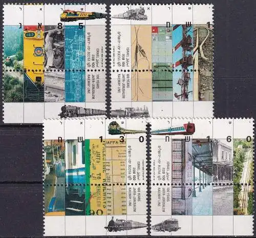 ISRAEL 1992 Mi-Nr. 1226/29 ** MNH