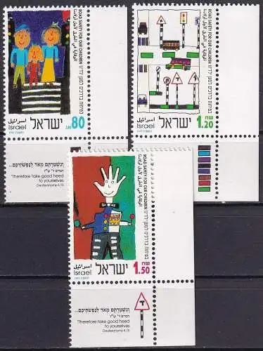 ISRAEL 1993 Mi-Nr. 1266/68 ** MNH