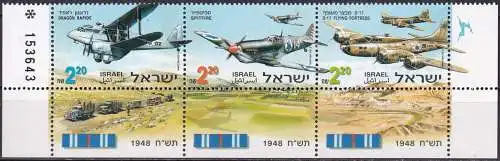 ISRAEL 1998 Mi-Nr. 1471/73 ** MNH