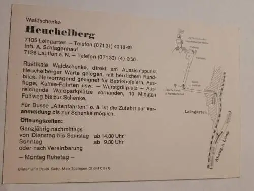 Waldschenke Heuchelberg - Leingarten