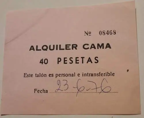 Alquiler Cama - 1976